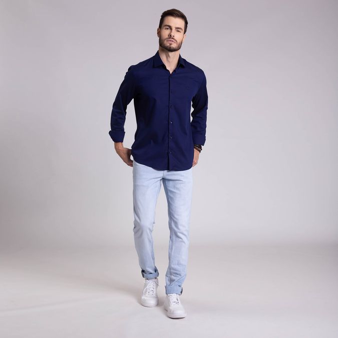 Calça Jeans Casual Docthos Masculino - Loja Dispa - Multimarcas