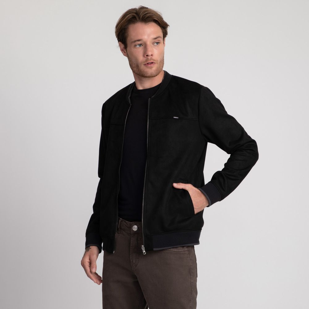 Jaqueta slim bomber shops